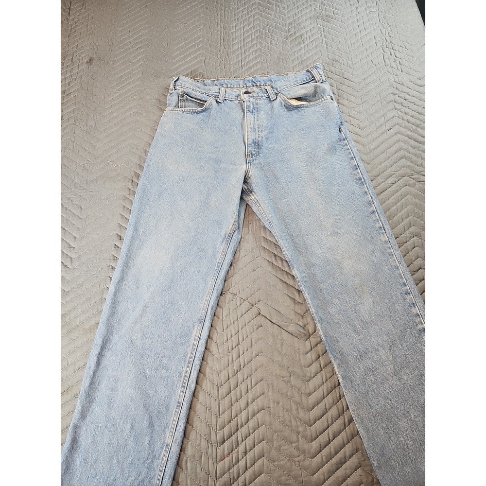 Vintage Levi's 540 Jeans Men's 34x29 Stonewash Brown Tab Denim